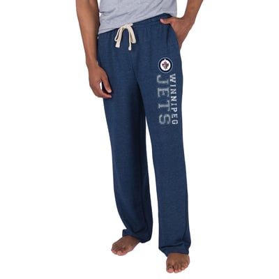 Winnipeg Jets Concepts Sport Mainstream Terry Tri-Blend Pants - Navy