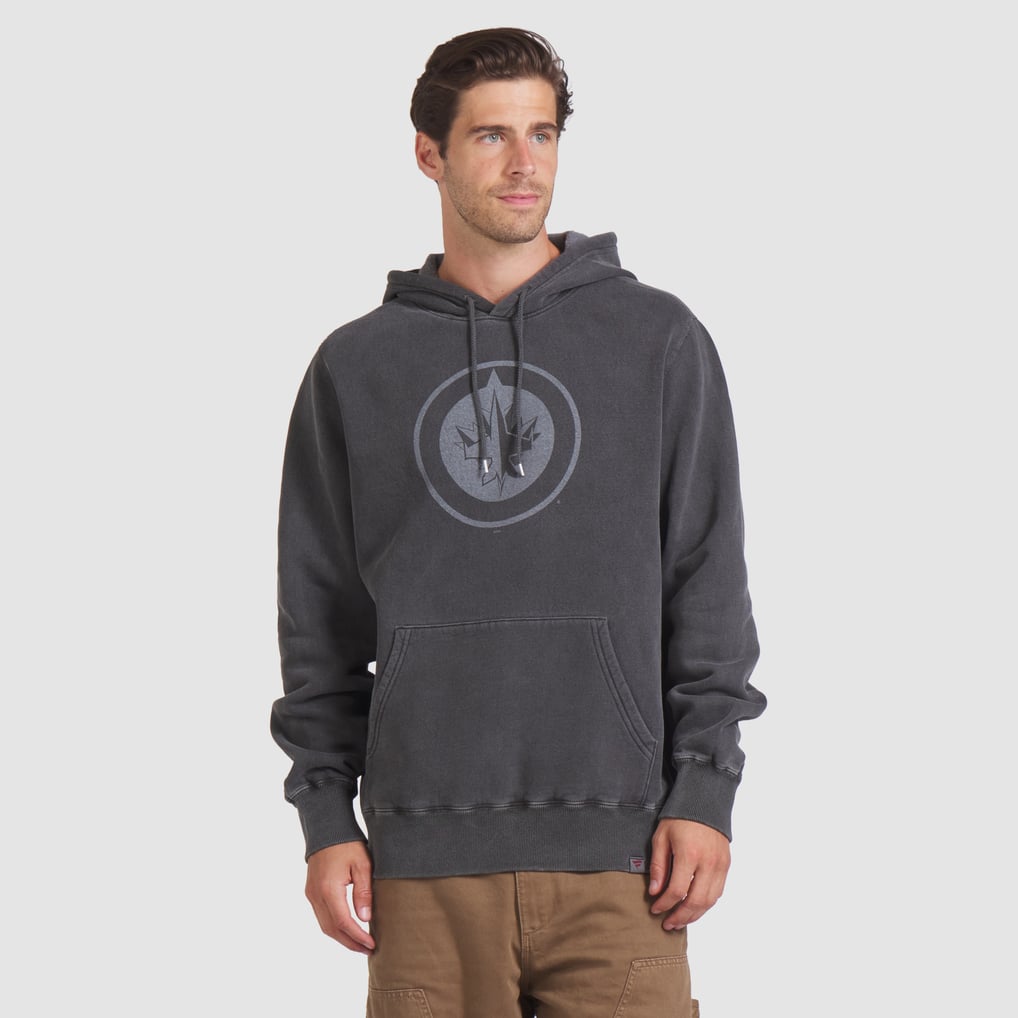 Winnipeg Jets Fanatics Made in Canada Pullover Hoodie - Black