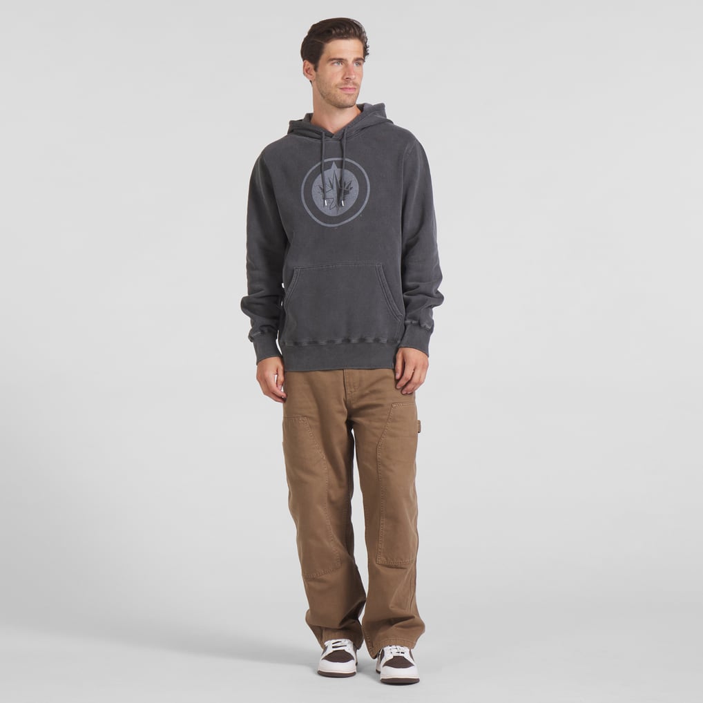 Winnipeg Jets Fanatics Made in Canada Pullover Hoodie - Black