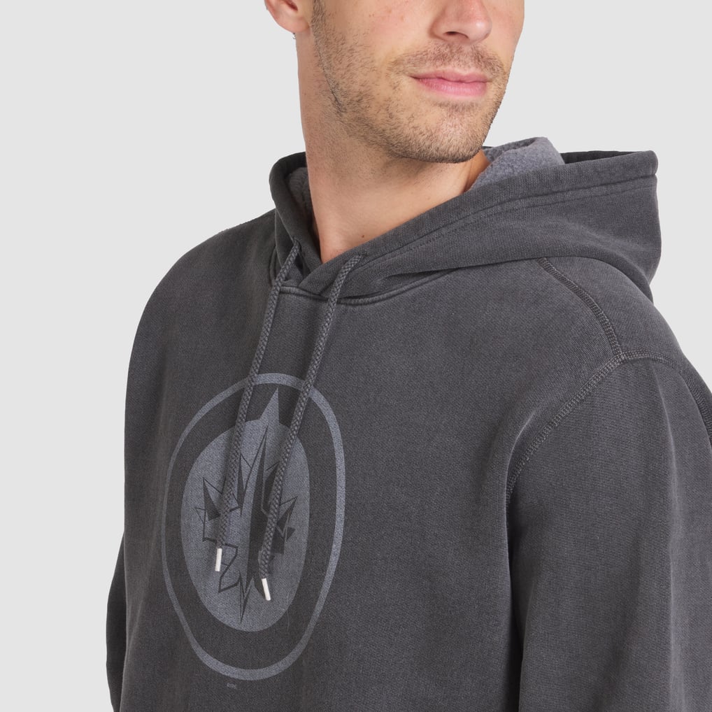 Winnipeg Jets Fanatics Made in Canada Pullover Hoodie - Black