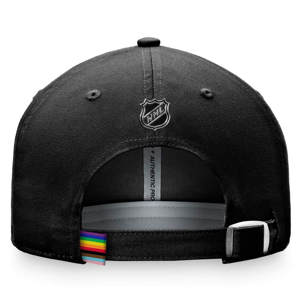 Winnipeg Jets Fanatics Team Logo Pride Adjustable Hat - Black