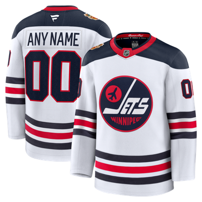  Winnipeg Jets Fanatics 2026 NHL Heritage Classic Premium Custom Jersey - White