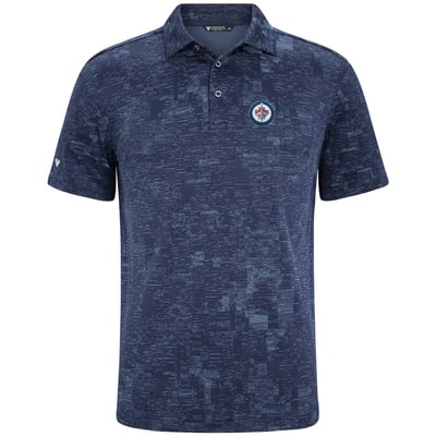  Winnipeg Jets Levelwear Data Polo - Navy