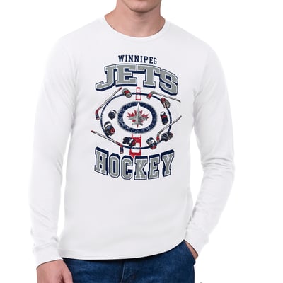 Winnipeg Jets Starter Tilly Long-Sleeve T-Shirt - White