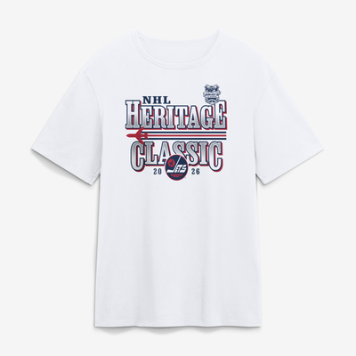  Winnipeg Jets 2026 NHL Heritage Classic Vintage Logo Legacy T-Shirt - White
