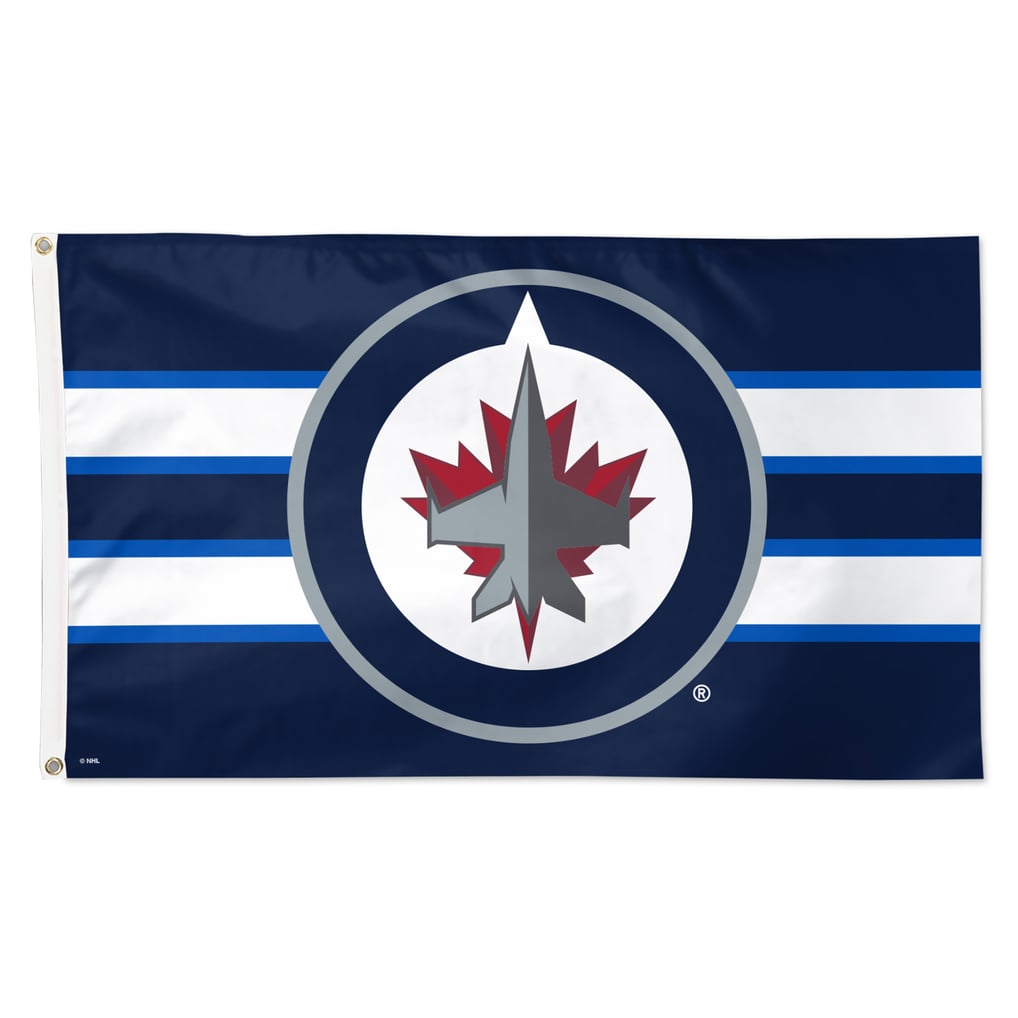Winnipeg Jets WinCraft 3' x 5' Team Stripe Deluxe Single-Sided Flag