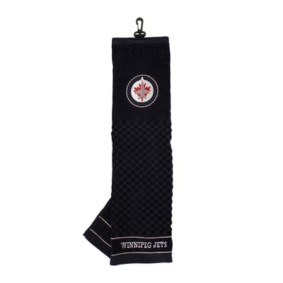 Winnipeg Jets 16" X 22" Tri-Fold Embroidered Scrubber Golf Towel
