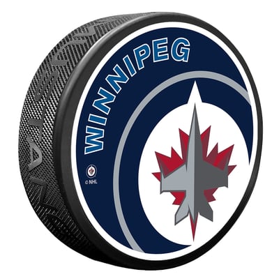 Winnipeg Jets Icon Hockey Puck