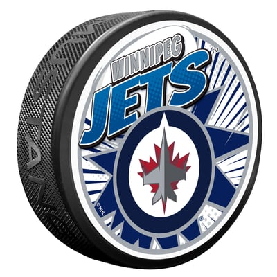 Winnipeg Jets Kaboom Hockey Puck