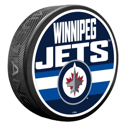 Winnipeg Jets Shout Hockey Puck