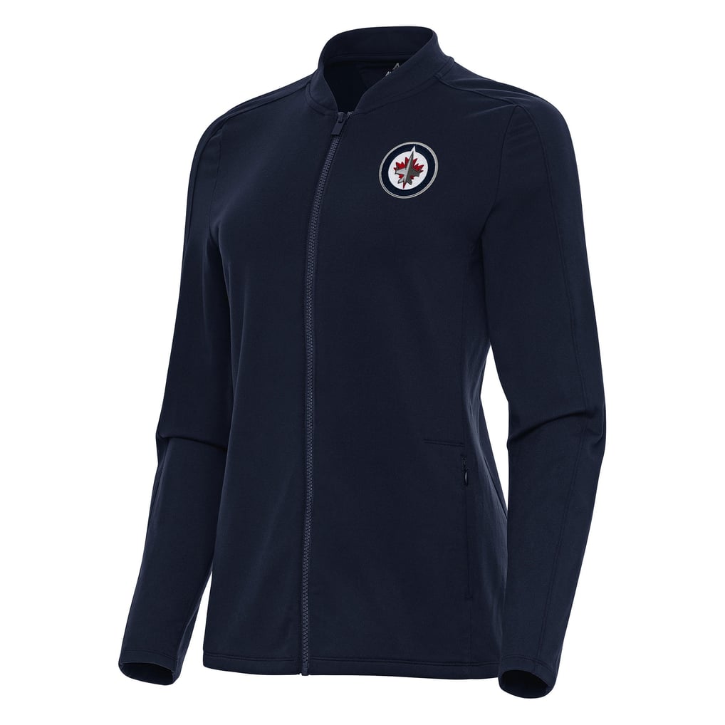 Winnipeg Jets Antigua Women's Continual Full-Zip Jacket - Navy