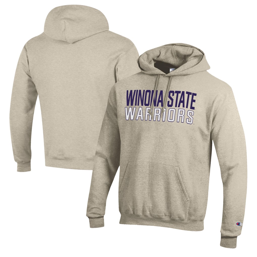 Winona State Warriors Champion Eco Powerblend Pullover Hoodie - Oatmeal