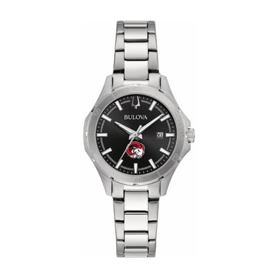 Winston-Salem State Rams Bulova Women's Stainless Steel Classic Sport Watch - Black