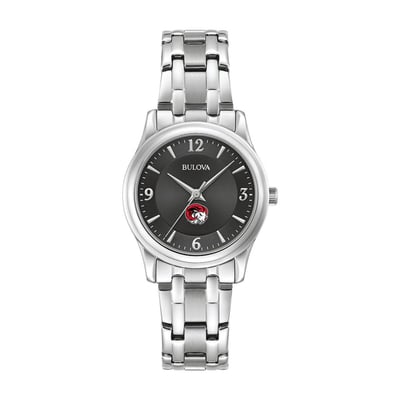 Winston-Salem State Rams Bulova Women's Stainless Steel Corporate Collection Watch - Black