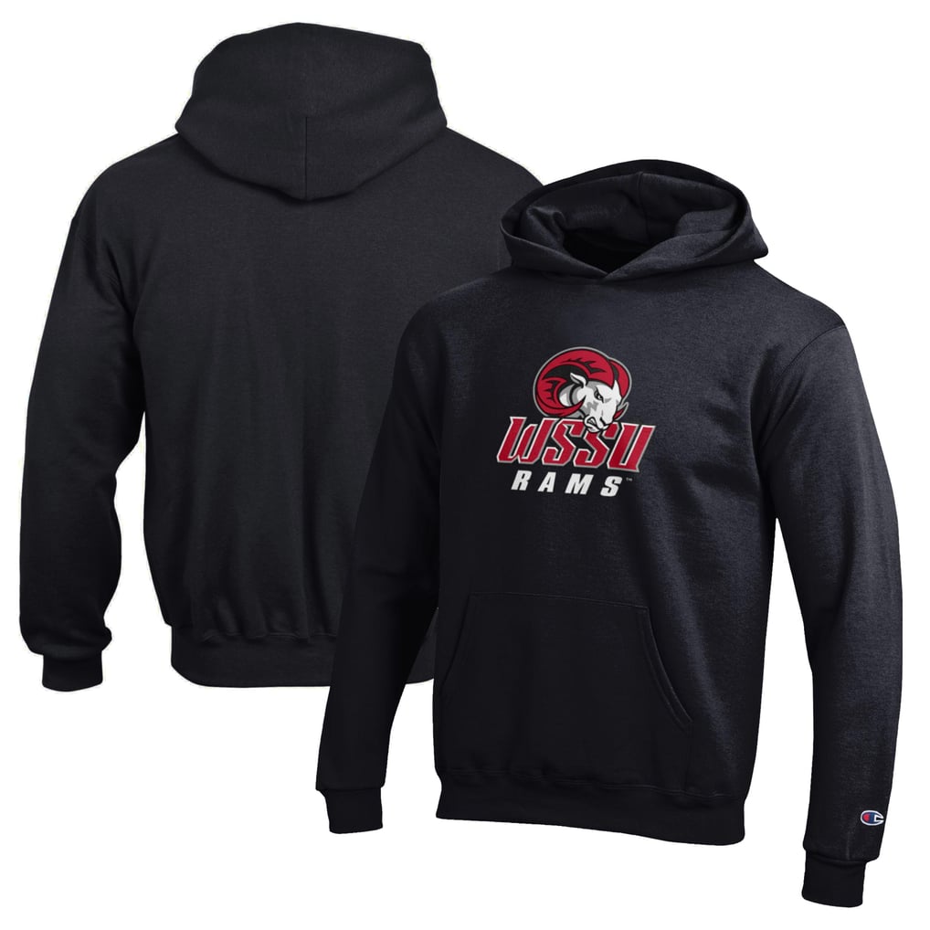 Winston-Salem State Rams Champion Youth Eco Powerblend Pullover Hoodie - Black