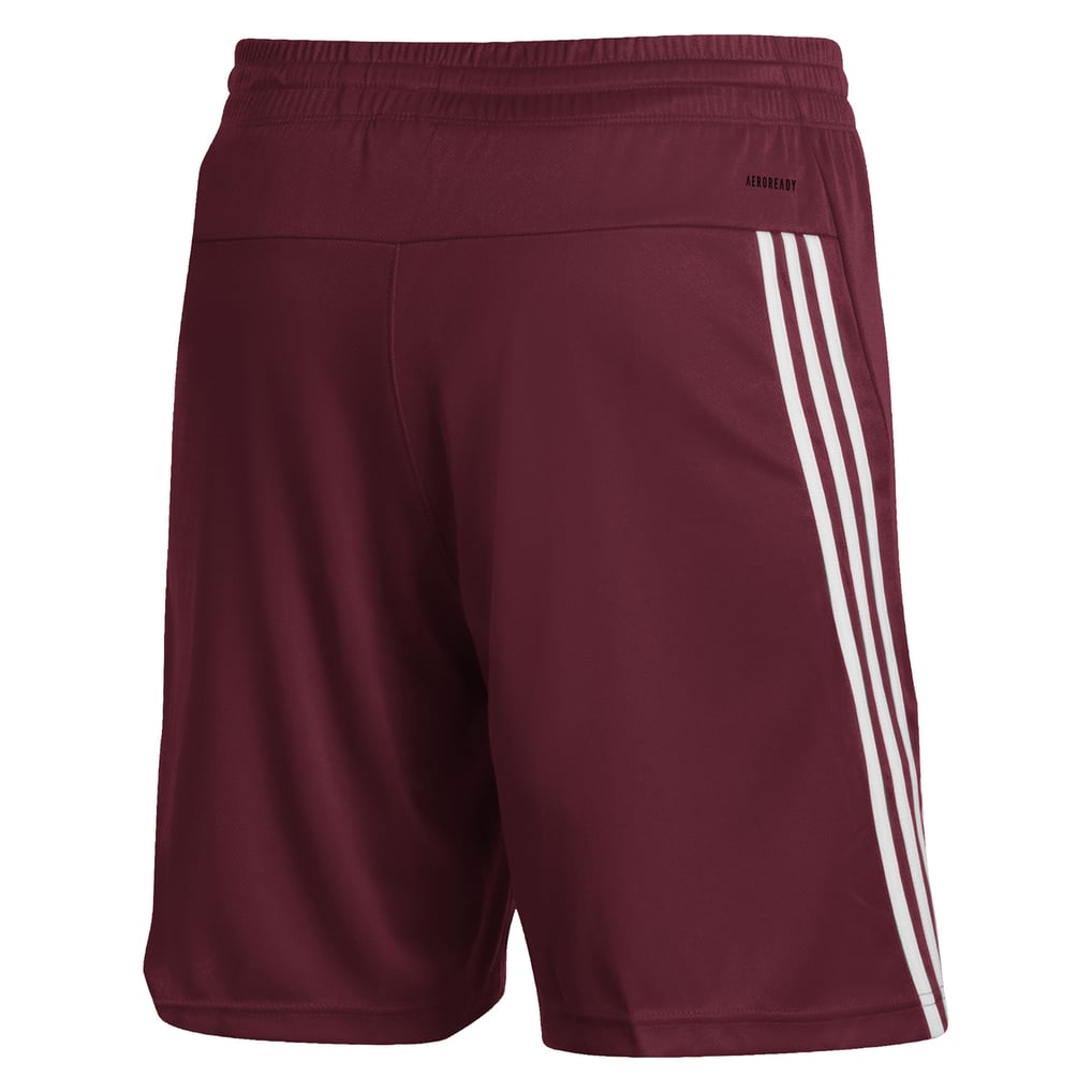Winthrop Eagles adidas 3-Stripe AEROREADY Knit Shorts - Red