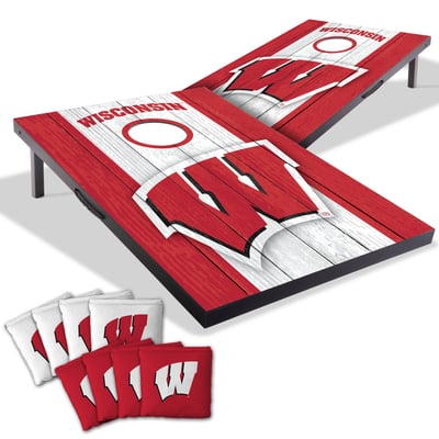 Wisconsin Badgers Fanpoint 2' x 3' Cornhole Game with Bags