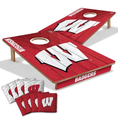 Wisconsin Badgers Fanpoint 2' x 3' Cornhole Game with Bags