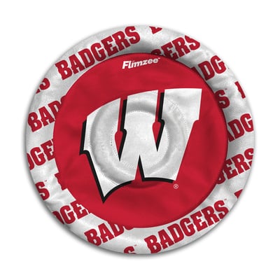 Wisconsin Badgers Fanpoint Flimzee Bean Bag Flying Disc