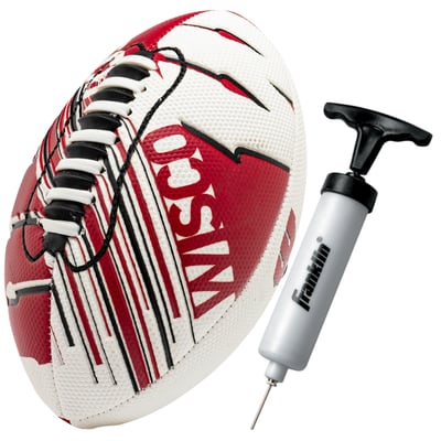 Franklin Sports Wisconsin Badgers Foam Air Tech 8.5" Football
