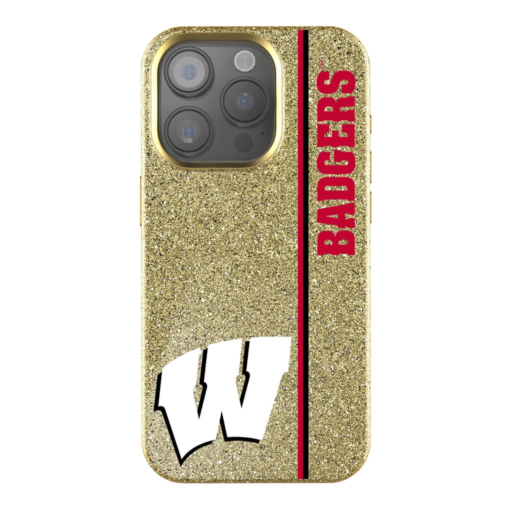 Wisconsin Badgers Keyscaper iPhone Bling Case - Gold