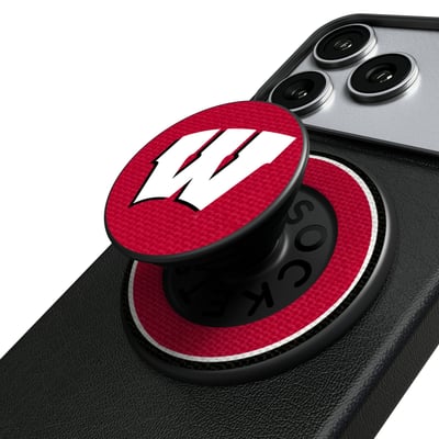 Wisconsin Badgers Keyscaper PopSockets Magnetic Phone Grip & Stand