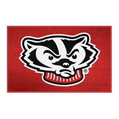 Wisconsin Badgers Logo Brands 19" x 30" Starter Mat