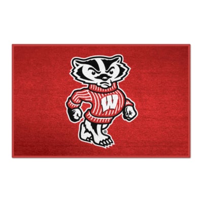 Wisconsin Badgers Logo Brands 19" x 30" Starter Mat