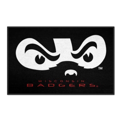 Wisconsin Badgers Logo Brands 19" x 30" Starter Mat