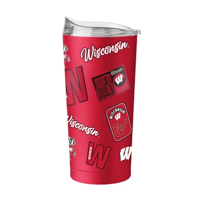  Wisconsin Badgers Logo Brands 20oz. Dreamweave Powder Coat Tumbler