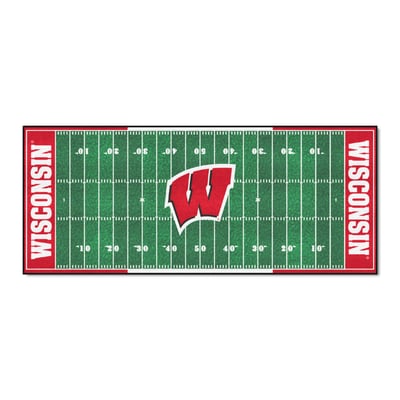 Wisconsin Badgers Logo Brands 30" x 72" Football Field Runner