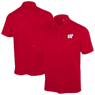 Wisconsin Badgers Antigua Unshakeable Solid Polo - Red