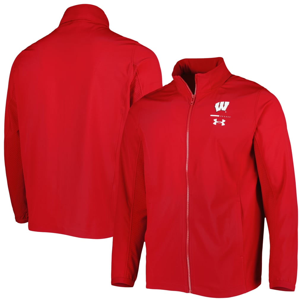 Wisconsin Badgers Under Armour Squad 3.0 Full-Zip Jacket - Red