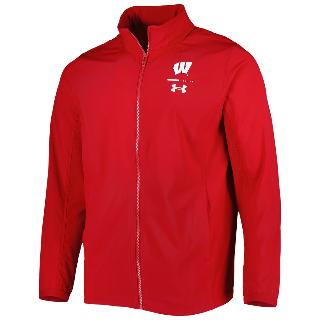 Wisconsin Badgers Under Armour Squad 3.0 Full-Zip Jacket - Red