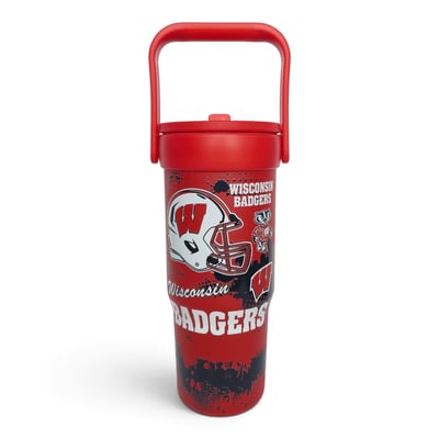 Wisconsin Badgers Pegasus 32oz. Conference Commotion Stainless Steel ProCarry Tumbler