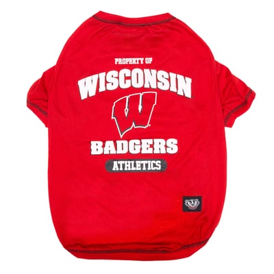 Wisconsin Badgers Pets First Pet T-Shirt