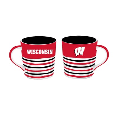 Wisconsin Badgers The Memory Company 15oz. Ceramic Americano Mug