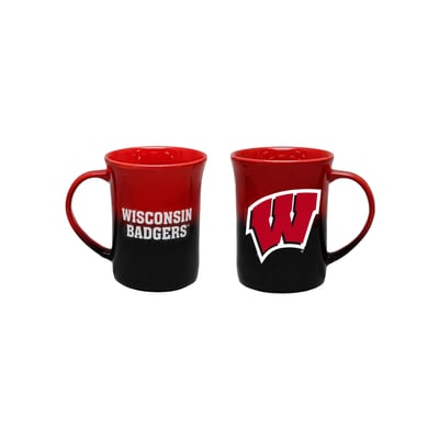 Wisconsin Badgers The Memory Company Two-Pack 15oz. Ceramic Ombre Mug Set