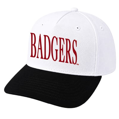 Wisconsin Badgers Under Armour Unisex Blitzing Accent Iso-Chill Stretch Fit Hat - White

