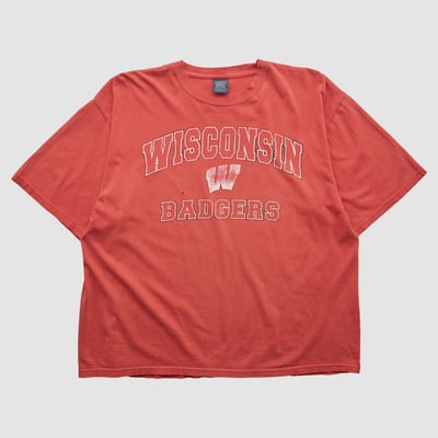 Wisconsin Badgers Choice Apparel 2000s T-shirt - Red - XL by Fanatics Real Vintage
