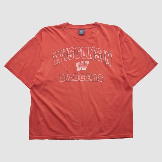Wisconsin Badgers Choice Apparel 2000s T-shirt - Red - XL by Fanatics Real Vintage