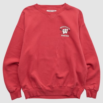 Wisconsin Badgers Gear For Sports 2000s Pullover Sweatshirt - Red - M by Fanatics Real Vintage