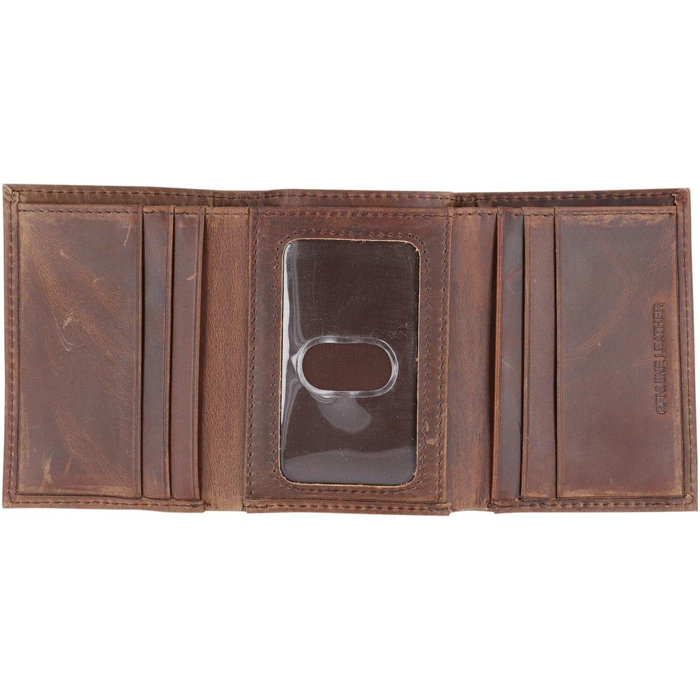 Wisconsin Badgers Leather Team Tri-Fold Wallet