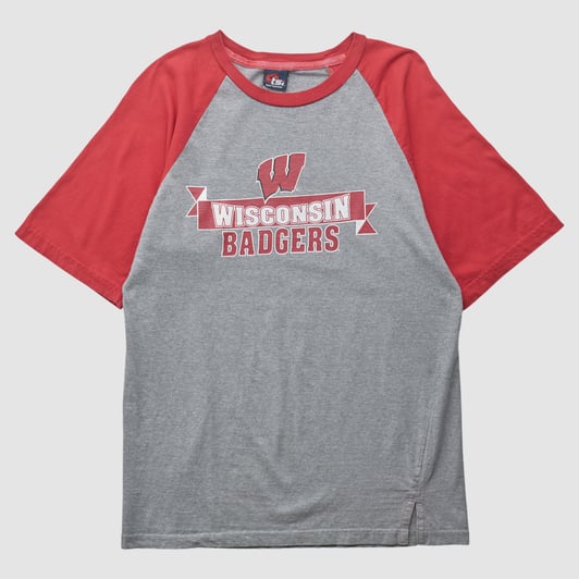 Wisconsin Badgers TSI Sportswear 2000s T-shirt - Gray - S by Fanatics Real Vintage