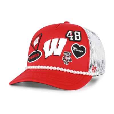  Wisconsin Badgers '47 Women's Rally On Hitch Adjustable Hat - Red
