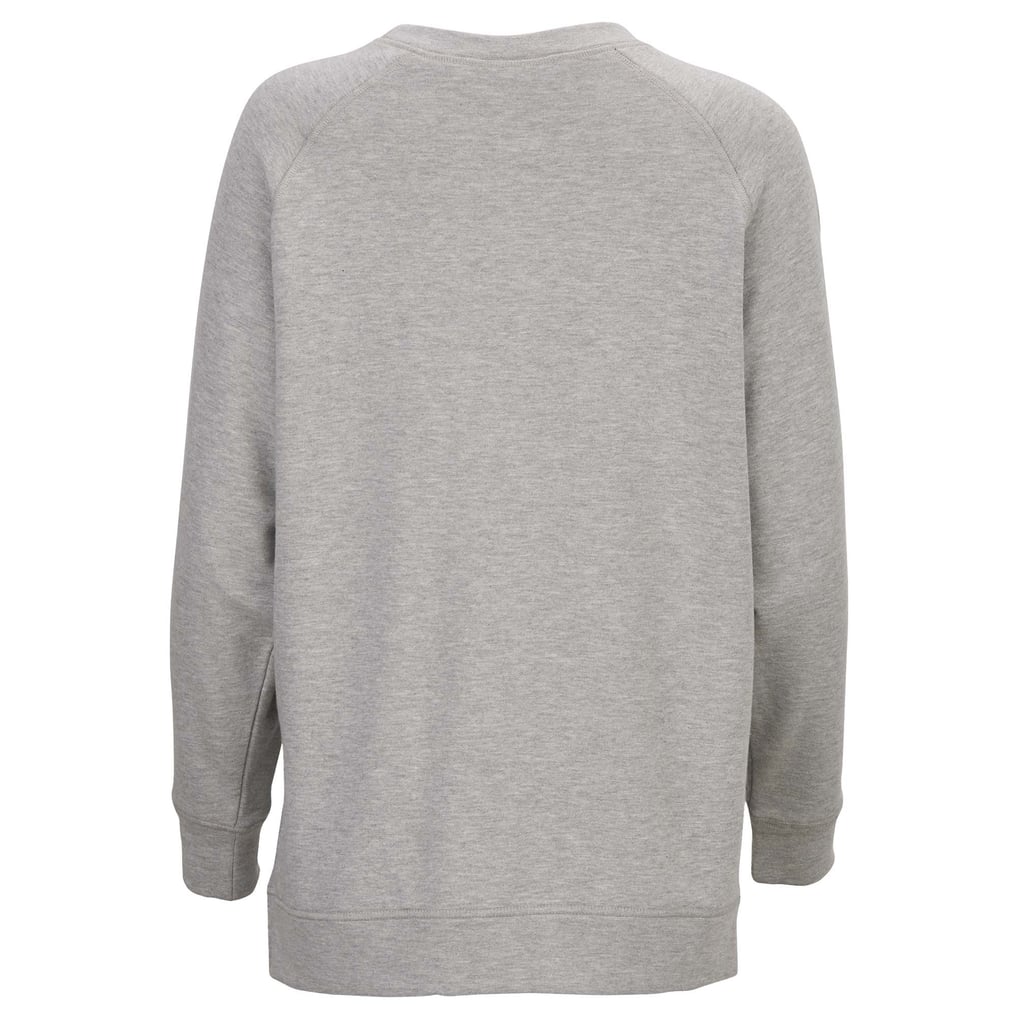  Wisconsin Badgers Women's Harlow Terry Raglan Pullover Sweatshirt - Heather Gray
