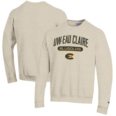 Wisconsin Eau Claire Blugolds Champion Powerblend Sweatshirt - Oatmeal
