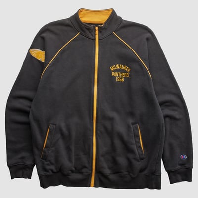 Wisconsin-Milwaukee Panthers Champion 2000s Full Zip Jacket - Black - S by Fanatics Real Vintage