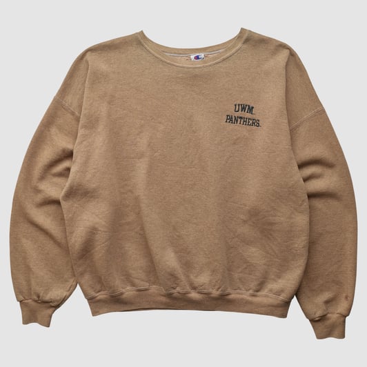 Wisconsin-Milwaukee Panthers Champion 90s Pullover Sweatshirt - Clay - 2XL by Fanatics Real Vintage