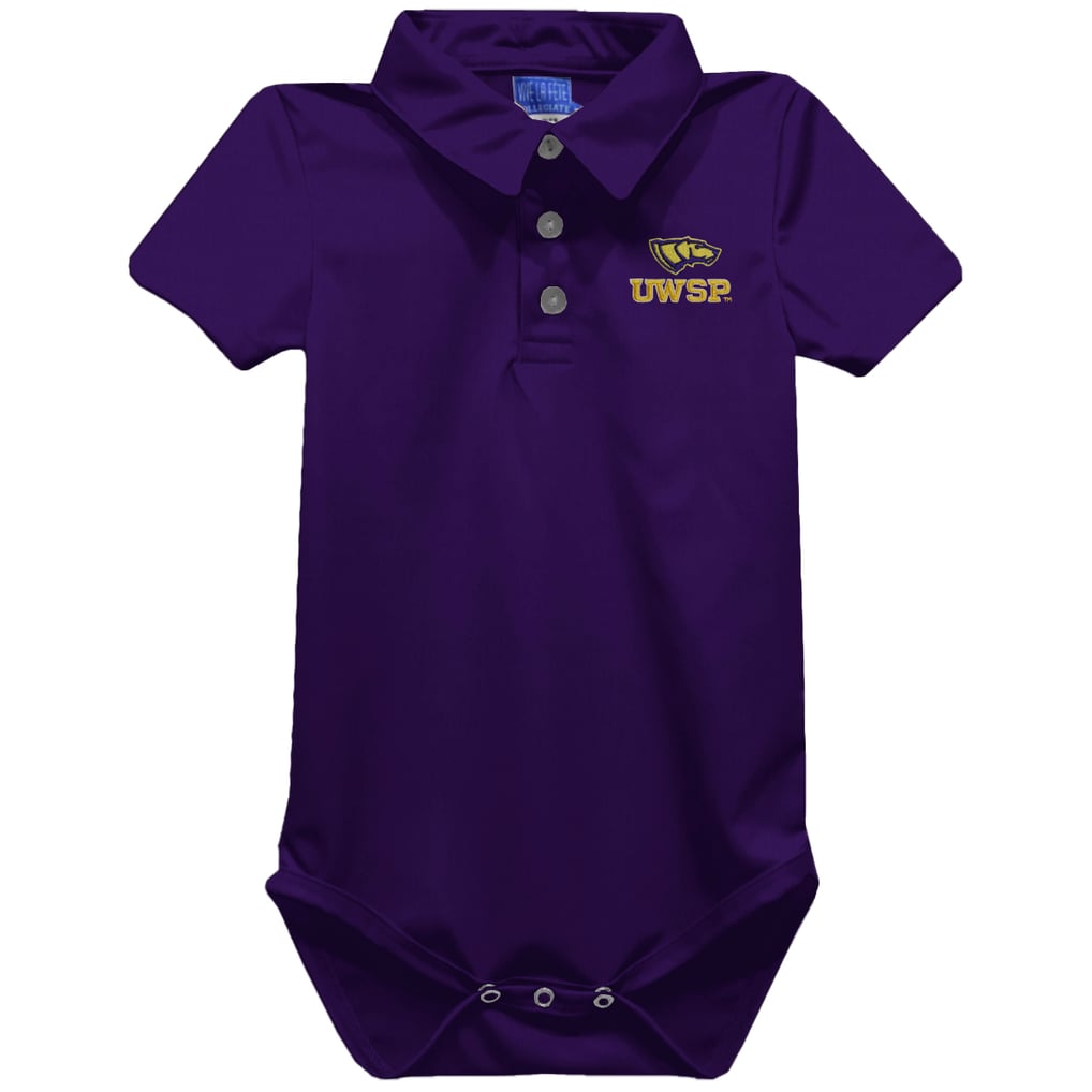 Wisconsin-Stevens Point Pointers Vive La Fete Infant Polo Bodysuit - Purple